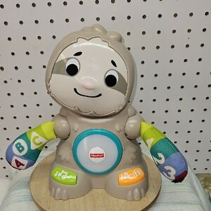 Fisher-Price Linkimals Learning Toy Smooth Moves Sloth with Interactive Music